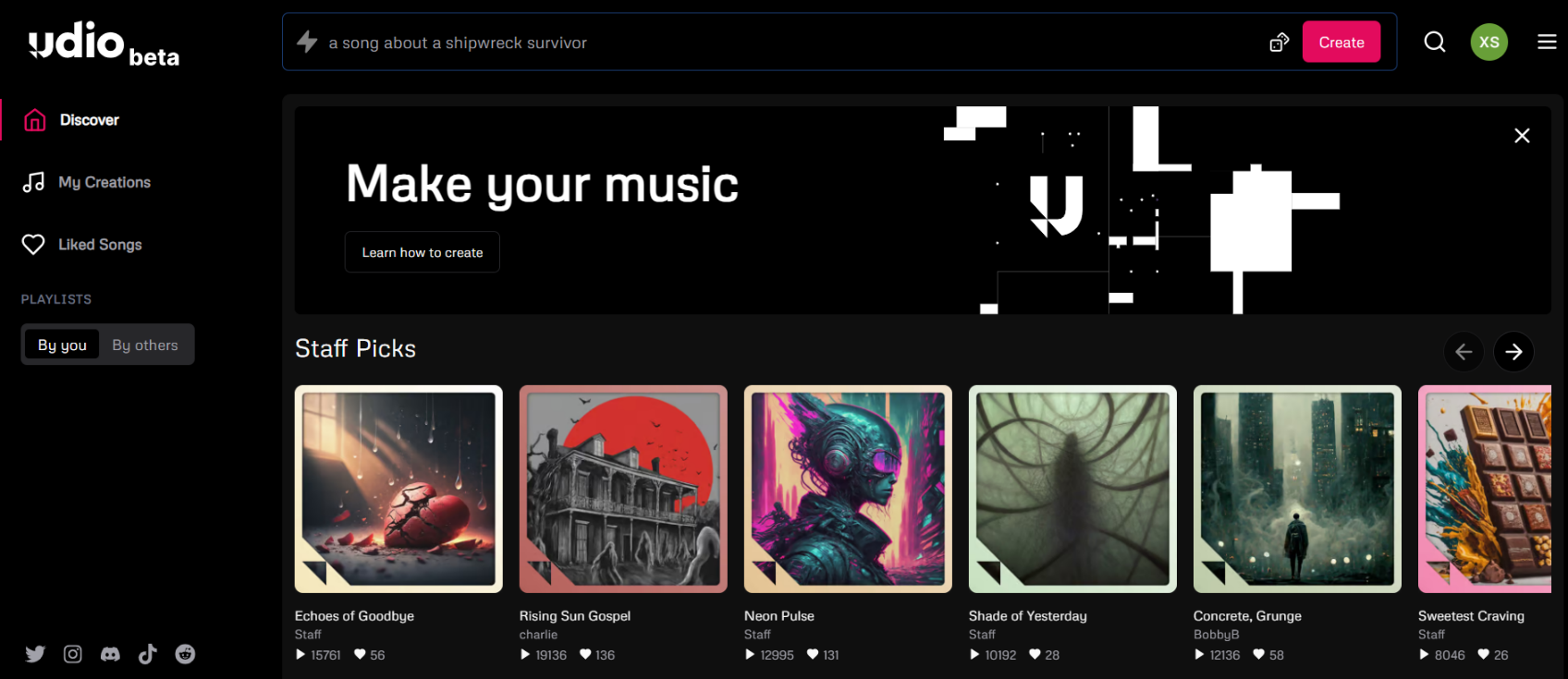 Udio AI 使用教程，制作你的专属音乐
