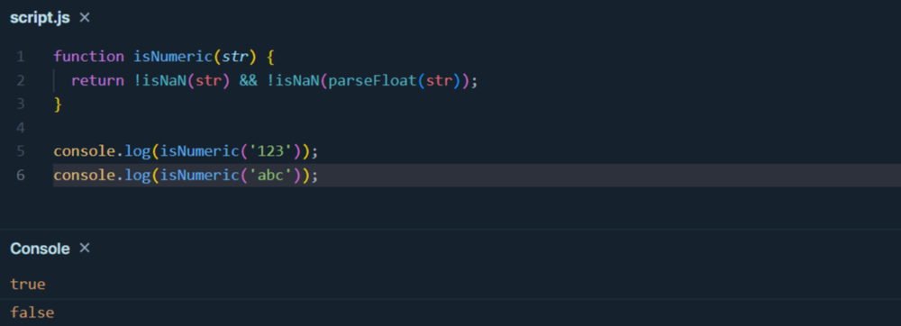 如何在 JavaScript 中判断一个字符串是否是数字