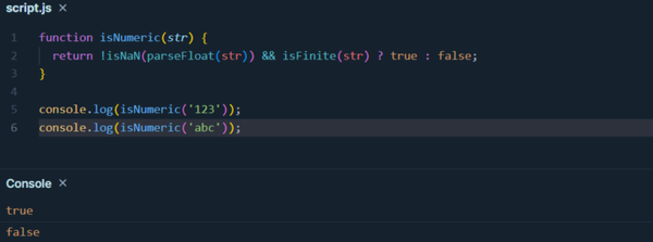 如何在 JavaScript 中判断一个字符串是否是数字
