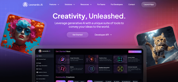 Leonardo.ai：赋能创作者的生成式 AI 平台